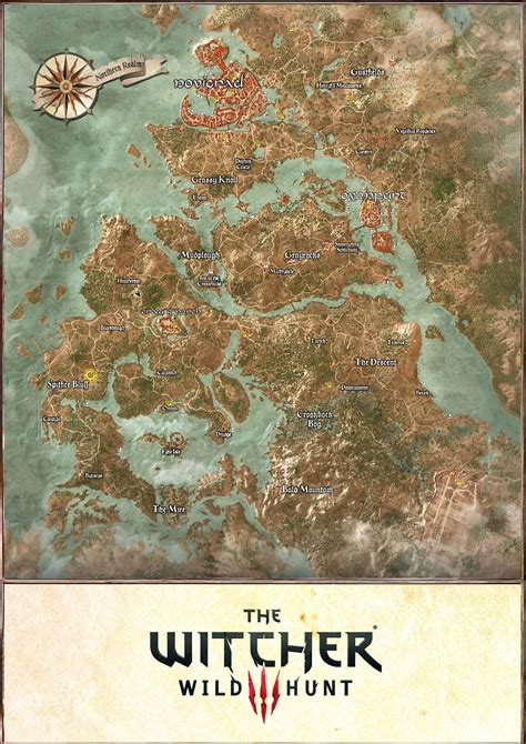 Map of The Witcher 3